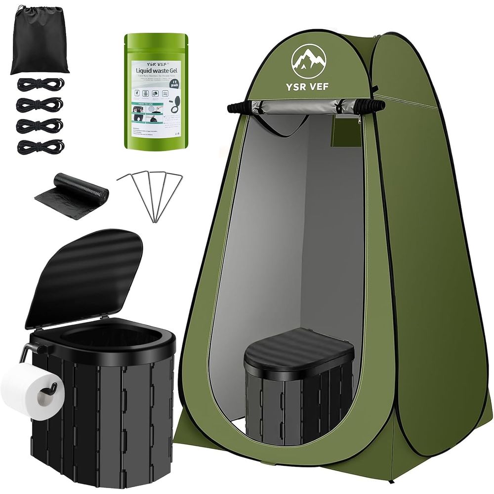 Camping Tent - Kit de Sanitário Portátil, Sanitário de