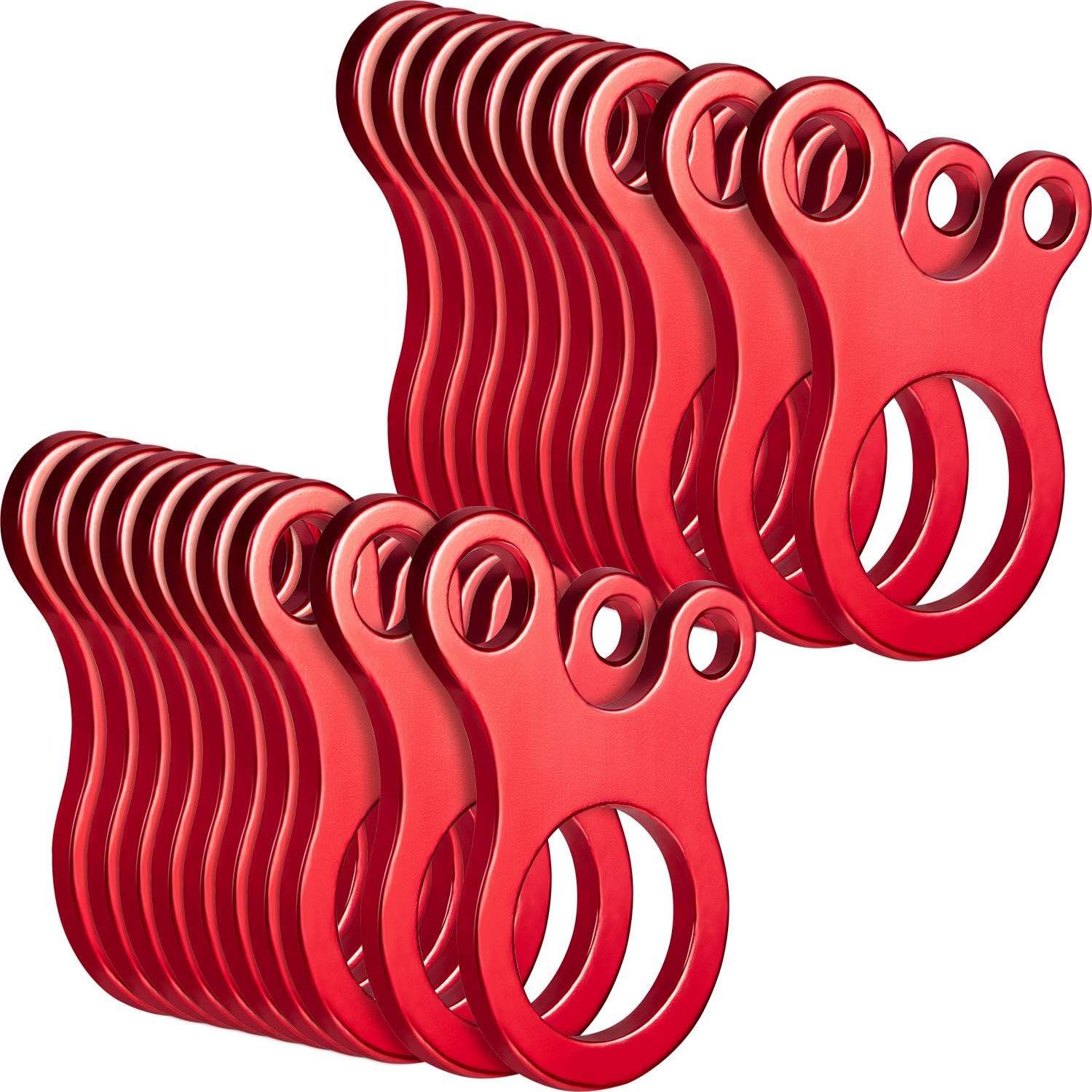 Outdoor Camping Extension Cord - 20 Peças de Tensionadores de Corda
