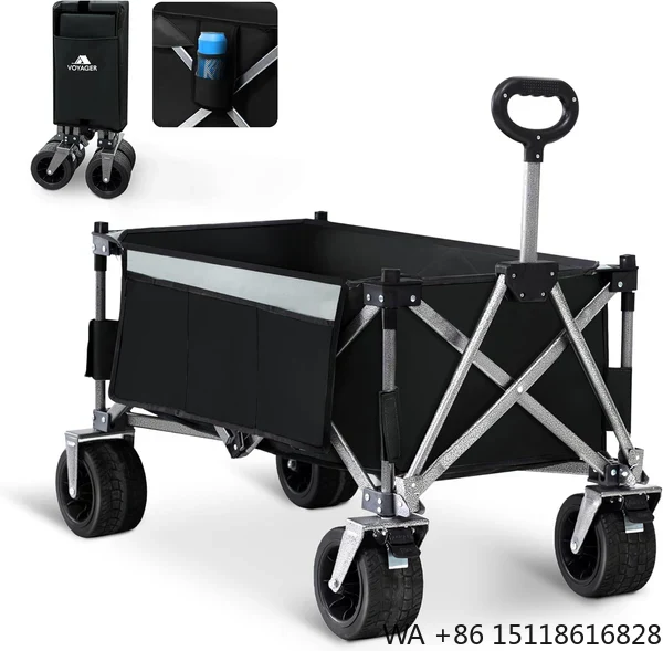 Outdoor Camping Furniture - Carrinho de Camping Dobrável Portátil com