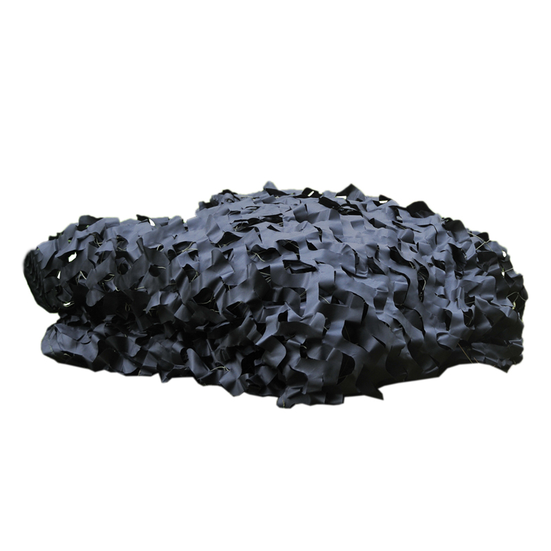 Outdoor Camping Exhibition - Rede camuflada preta com grade, redes