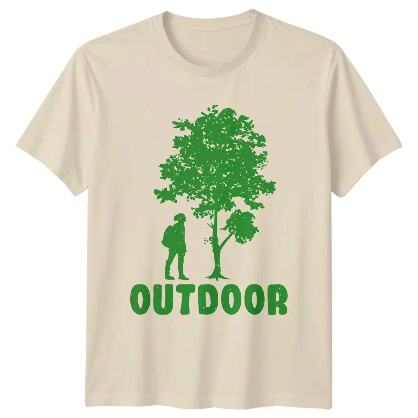 Outdoor Und Camping - Camiseta Outdoor Vintage Lavada e Elástica