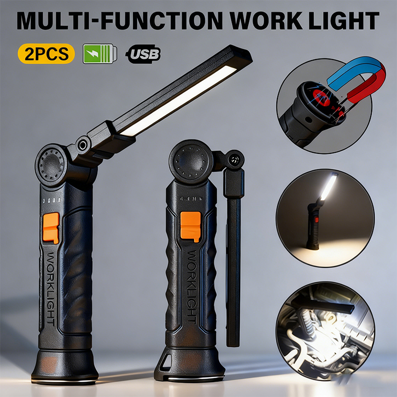 Outdoor Camping Adventure Lamp - Lanterna led cob portátil usb recarregável