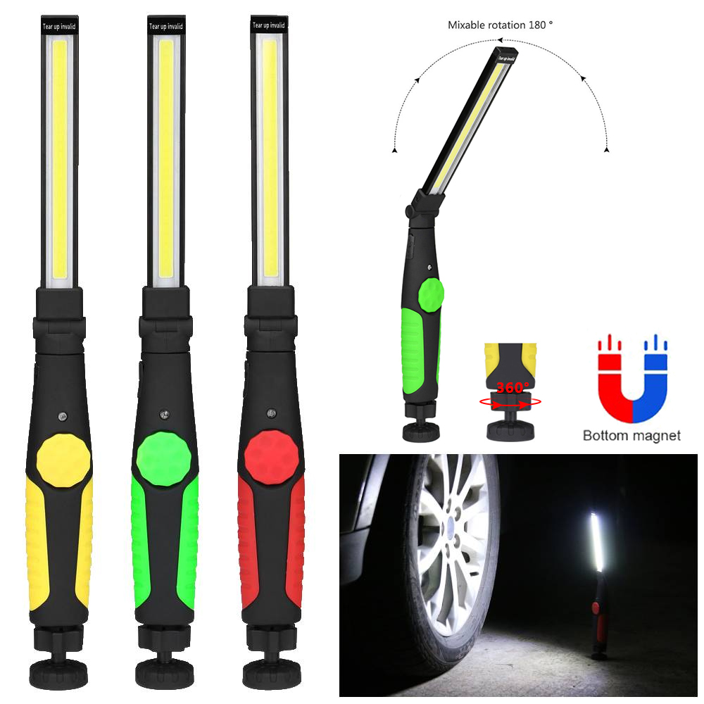 Outdoor Camping Jobs - Dobrável cob lanterna usb recarregável luz