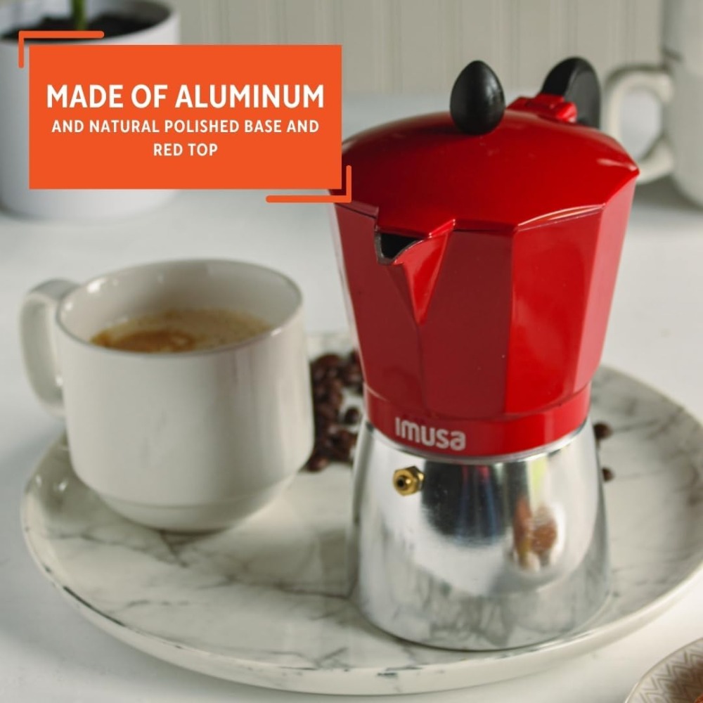 Camp Percolator Coffee - Cafeteira Moka de Alumínio para Fogão,