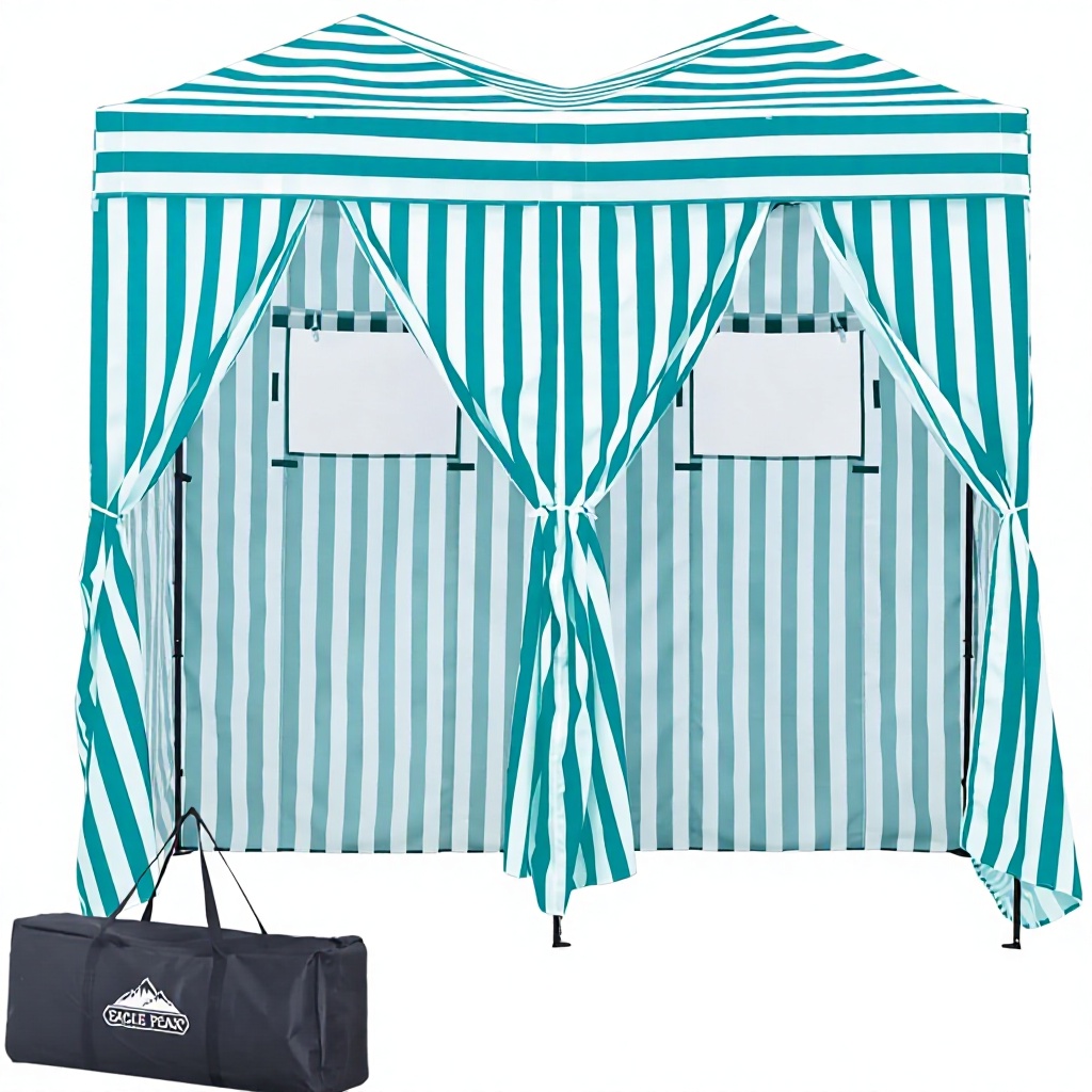 Camping Tent - Tenda Portátil de 2 Quartos para