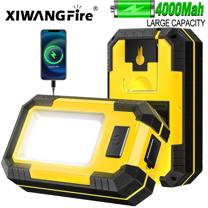 Outdoor Camping Adventure Lamp - Lanterna de Trabalho Recarregável 4000mAh 30W