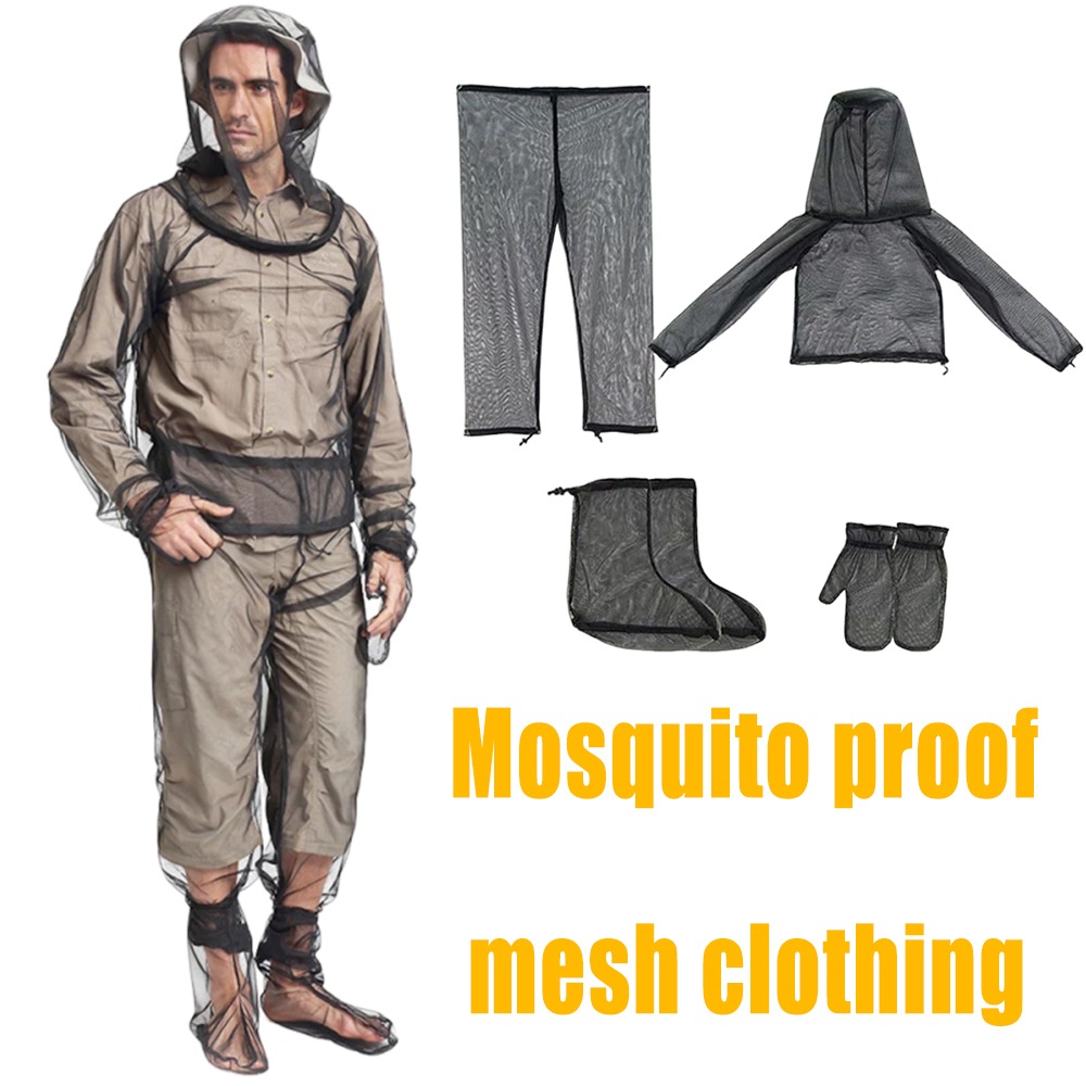 Camping Outdoor Clothing - Conjunto de Proteção Contra Mosquitos para