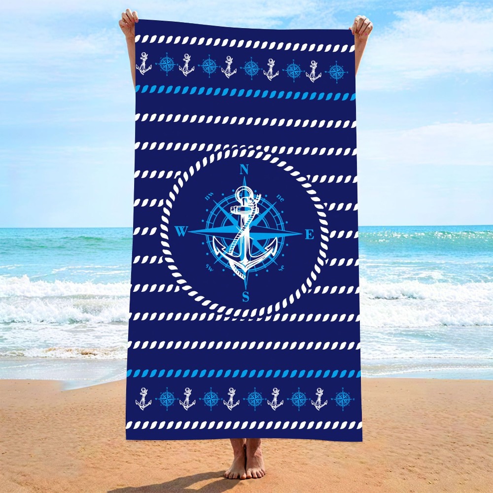 Camp Towel Microfiber - Toalha de Praia Anchor 70x140CM, Toalha