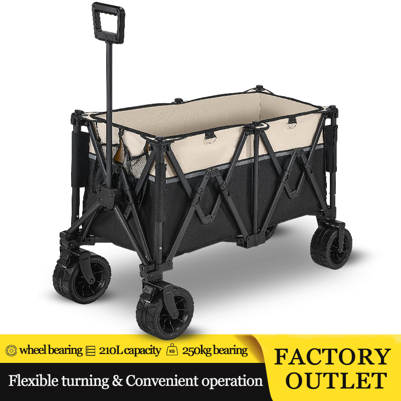 Outdoor Camping Furniture - Carrinho Extensor Extra Longo, Carrinho Dobrável
