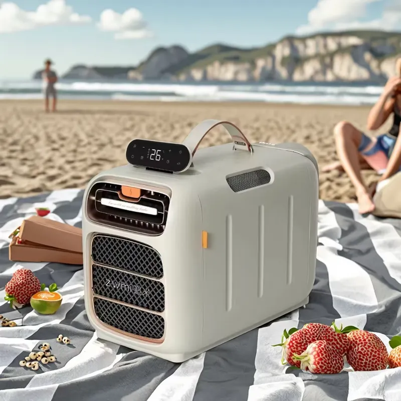 Camping Tent - Ar Condicionado Portátil de Plástico para