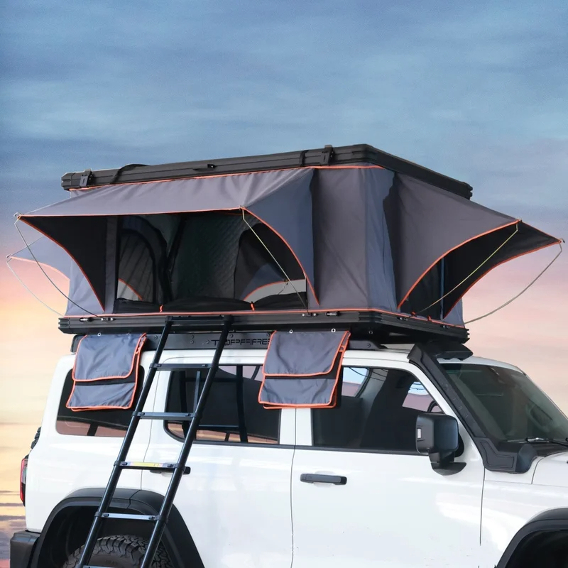 Outdoor Camping Gazebo - Tenda de Teto Dura para 4