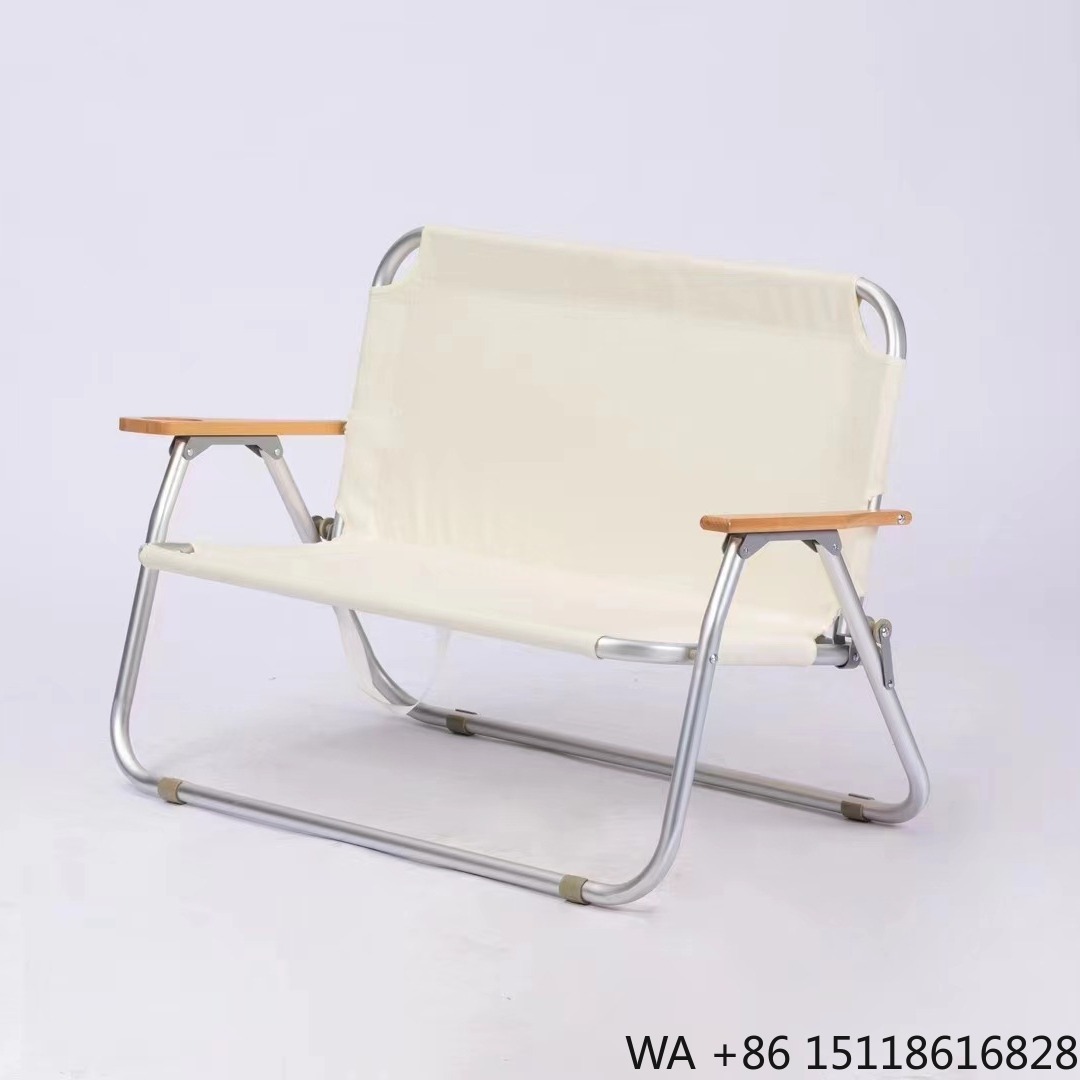 Outdoor Camping Furniture - Cadeiras de Praia Dobráveis para 2
