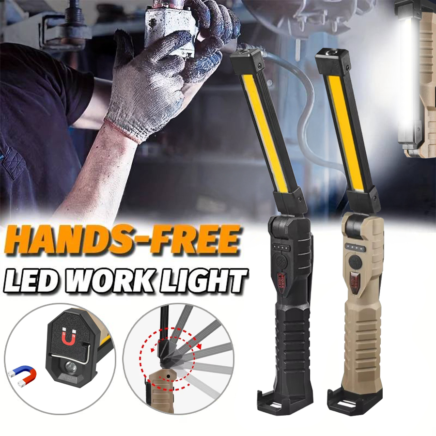 Outdoor Camping Adventure Lamp - Lanterna dobrável poderosa tipo-c recarregável bateria