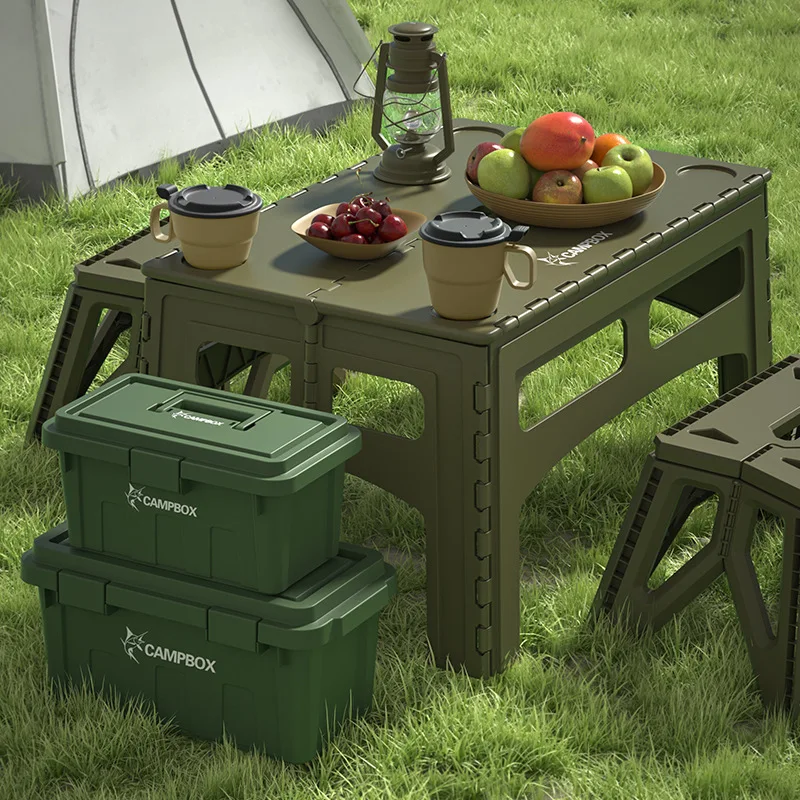Outdoor Camping Exhibition - Dobrável portátil ao ar livre estendido