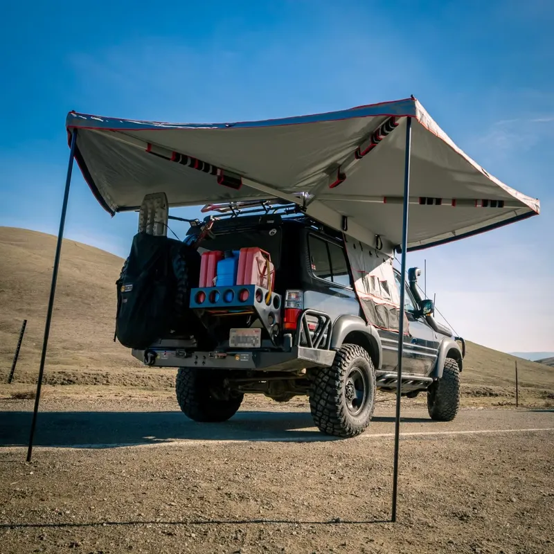 Outdoor Camping Awning - Toldo Retrátil de Abertura Rápida 270