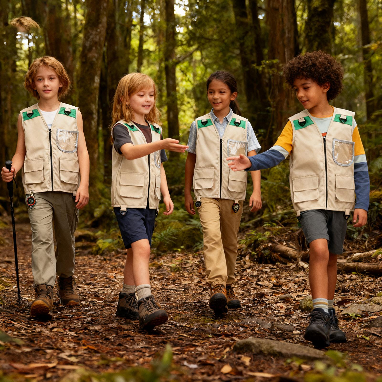 Outdoor Camping Activities For Kids - Crianças colete de carga sem mangas