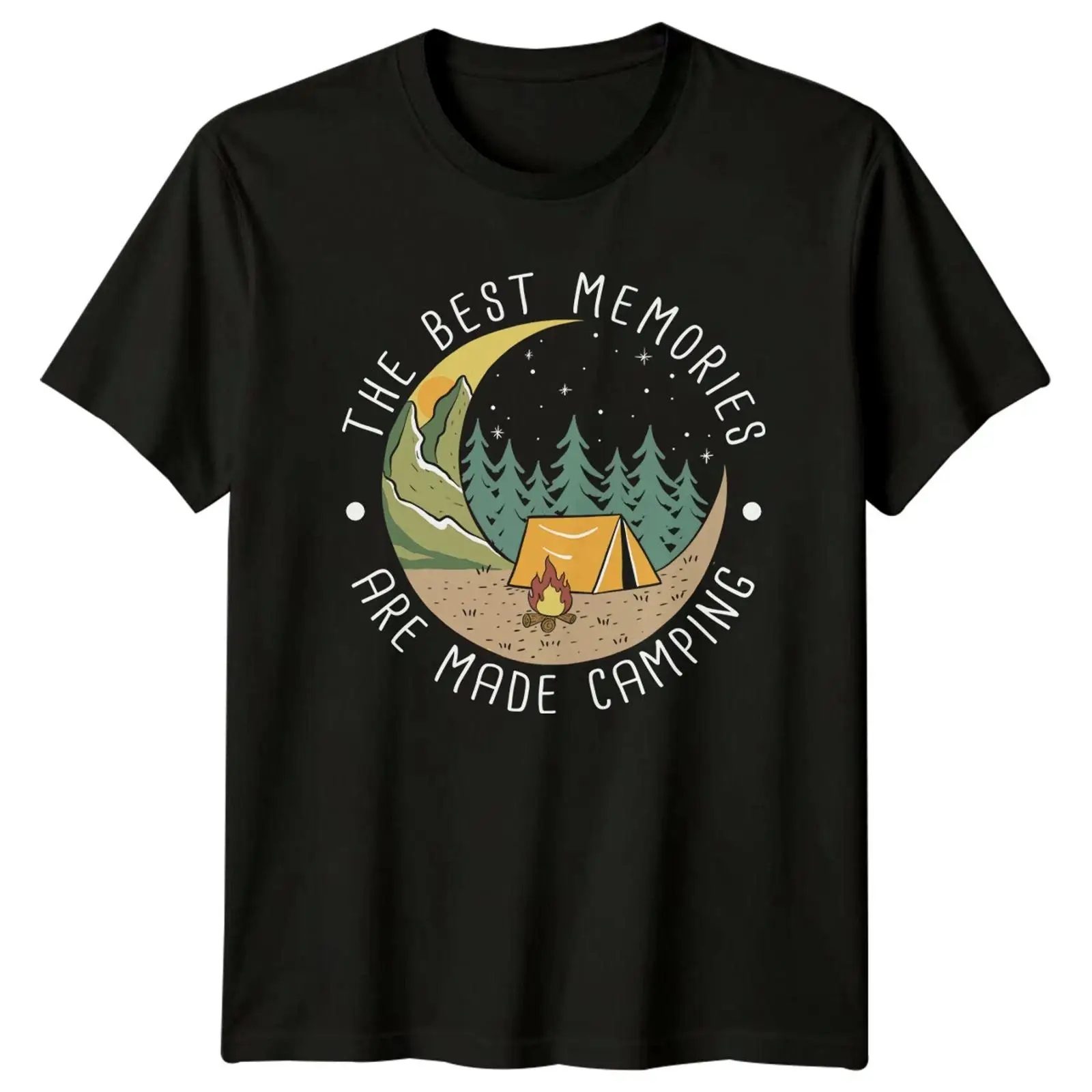 Camping Zelt Outdoor - Camiseta Best Memories Camping Outdoor Abenteuer