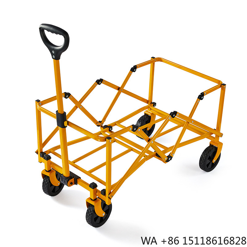 Outdoor Camping Furniture - Carrinho Dobrável Portátil, Carrinho de Praia