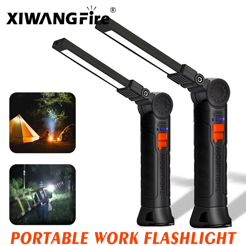 Outdoor Camping Jobs - Lanterna led recarregável, luz de trabalho