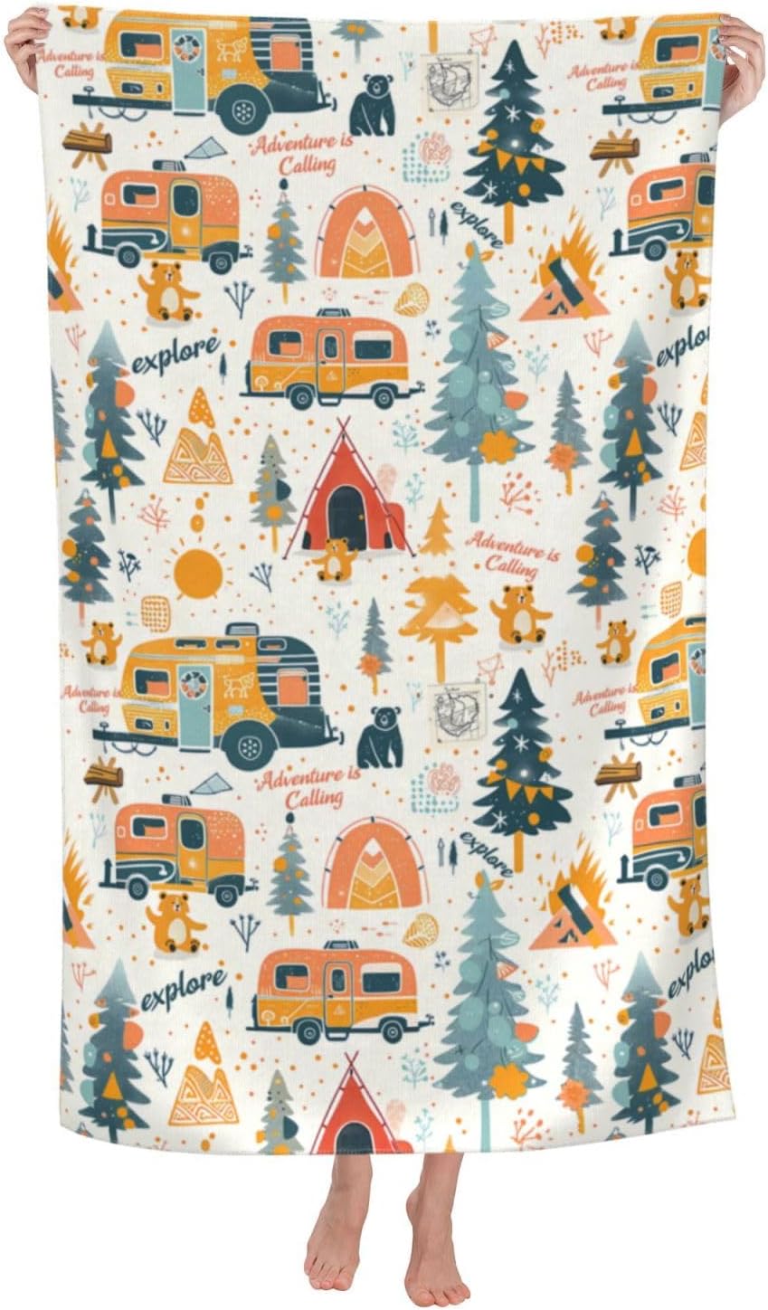 Camp Towel Microfiber - Toalha de Praia para Aventura em