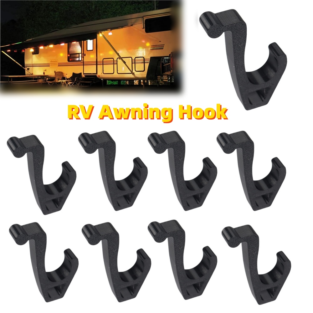 Outdoor Camping Awning - 1/2 peças Ganchos para Toldo de