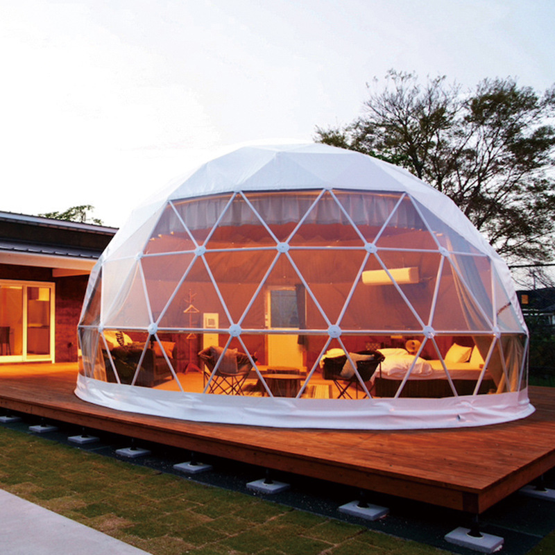 Tenda Hotel Cúpula em Formato  - Outdoor Camping Exhibition avaliação e preço