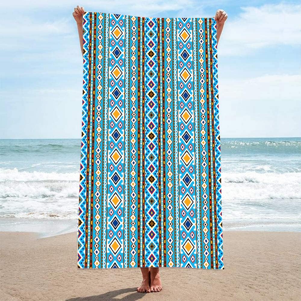 Toalha de Praia Abstrata 70x14 - Camp Towel Microfiber avaliação e preço