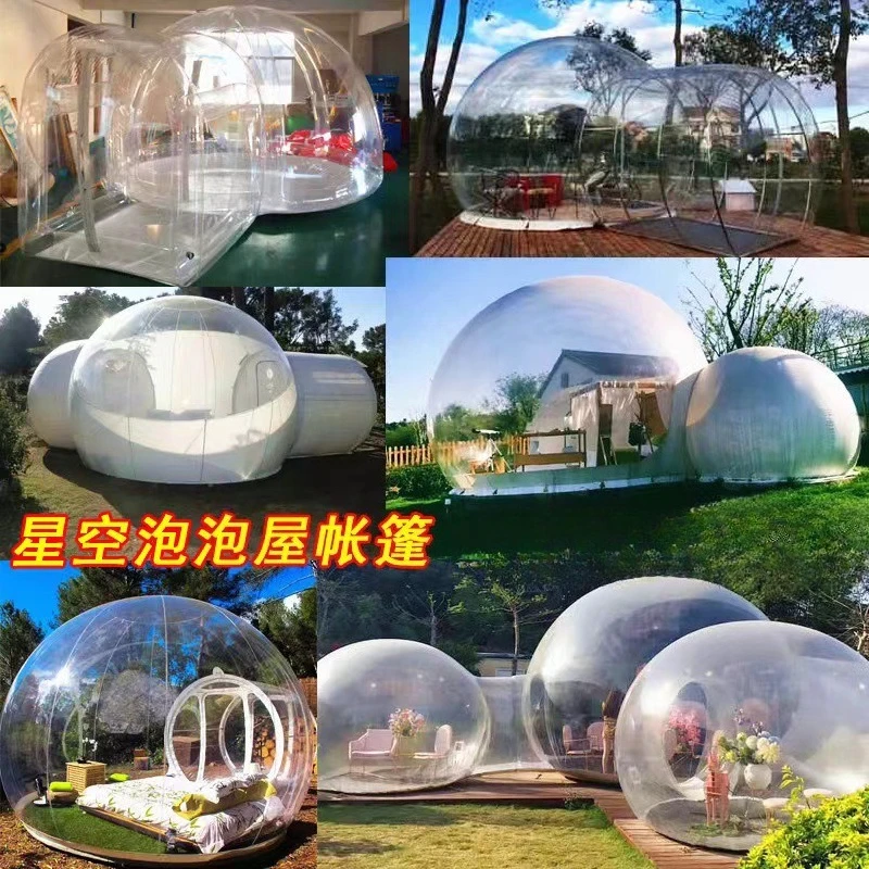 Casa inflável esférica à prova - Outdoor Camping Exhibition avaliação e preço