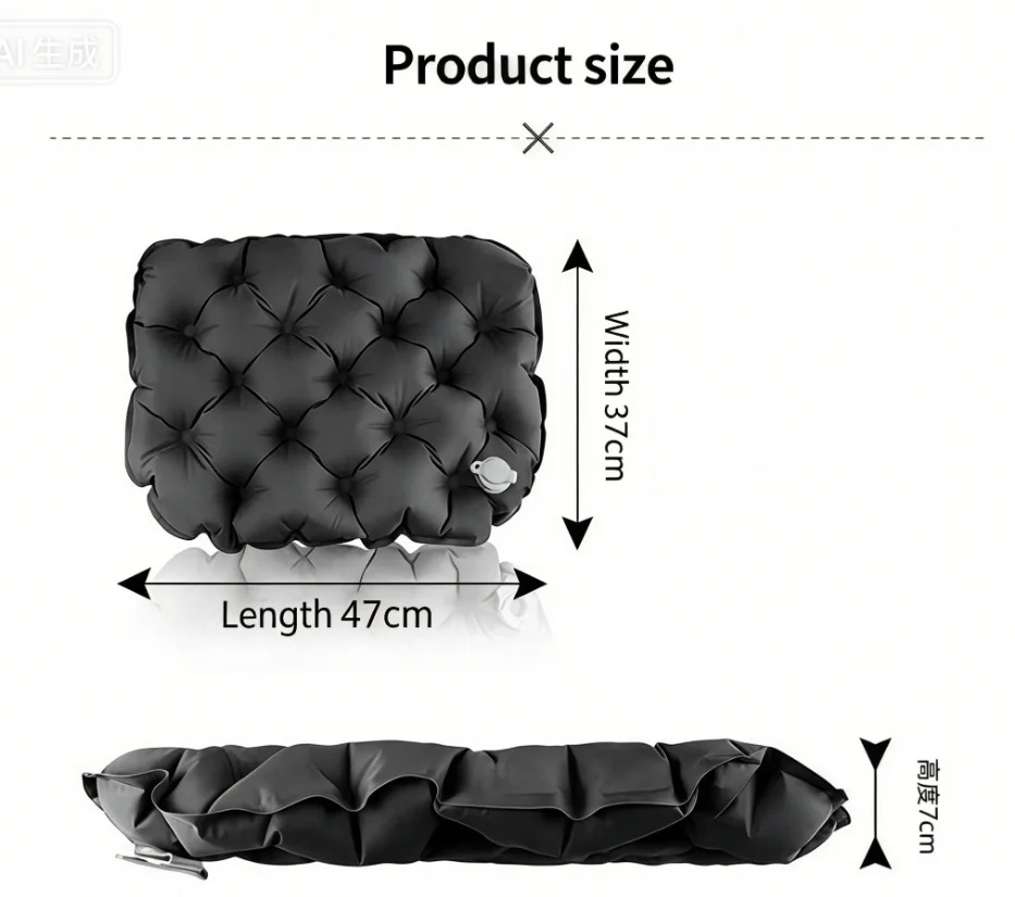 Almofada Inflável Portátil par - Outdoor Camping Rug avaliação e preço