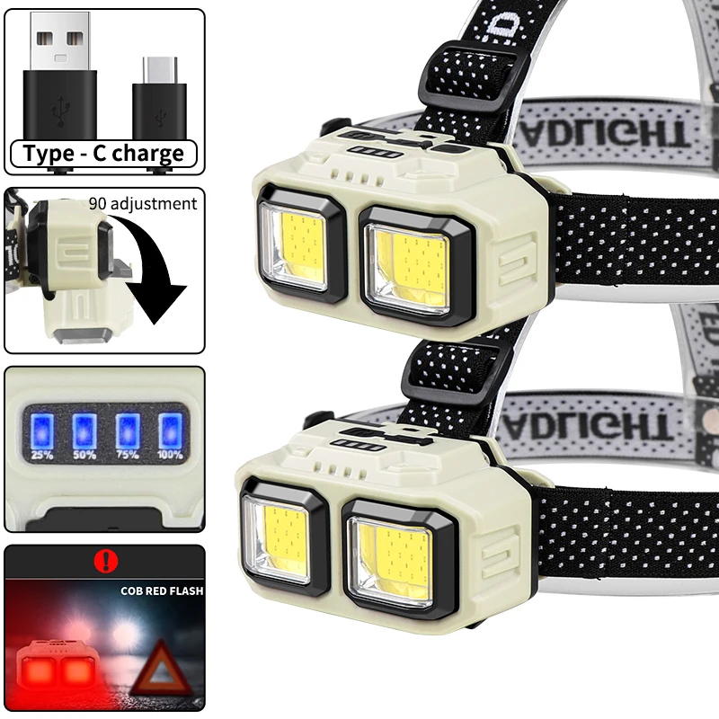 Lanterna de Cabeça COB LED Rec - Outdoor Camping Jobs avaliação e preço