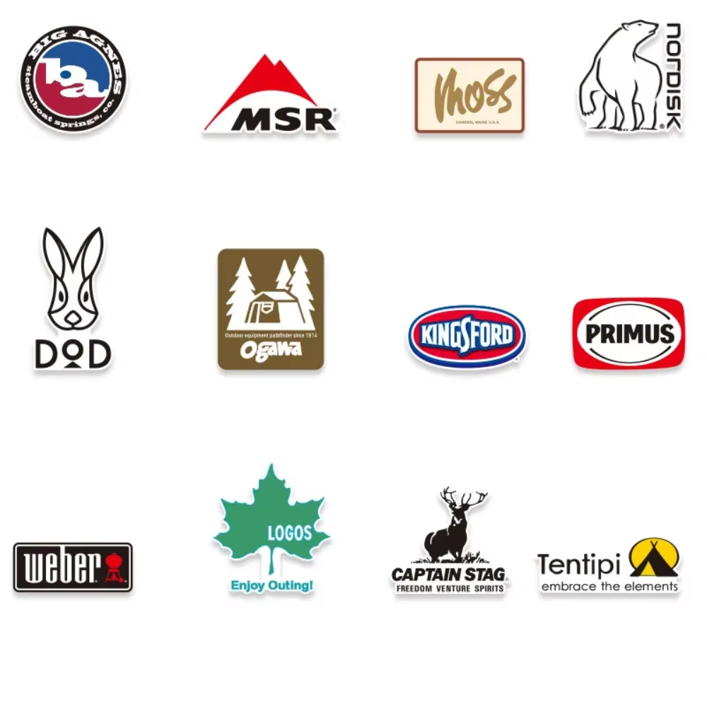 20 pçs pacote de adesivos ao a - Outdoor Camping Brand avaliação e preço