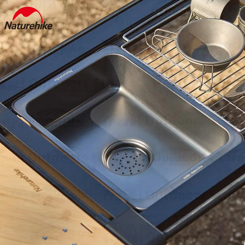 Pia de Lavagem Naturehike em A - Outdoor Camping Kitchen With Sink avaliação e preço