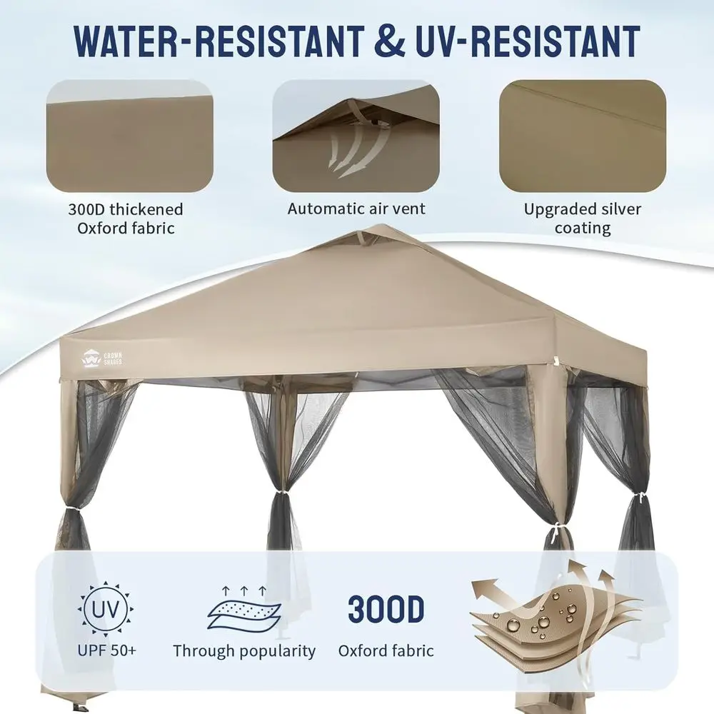 Tenda Mosquiteira 10x10 com 4  - Outdoor Camping Gazebo avaliação e preço