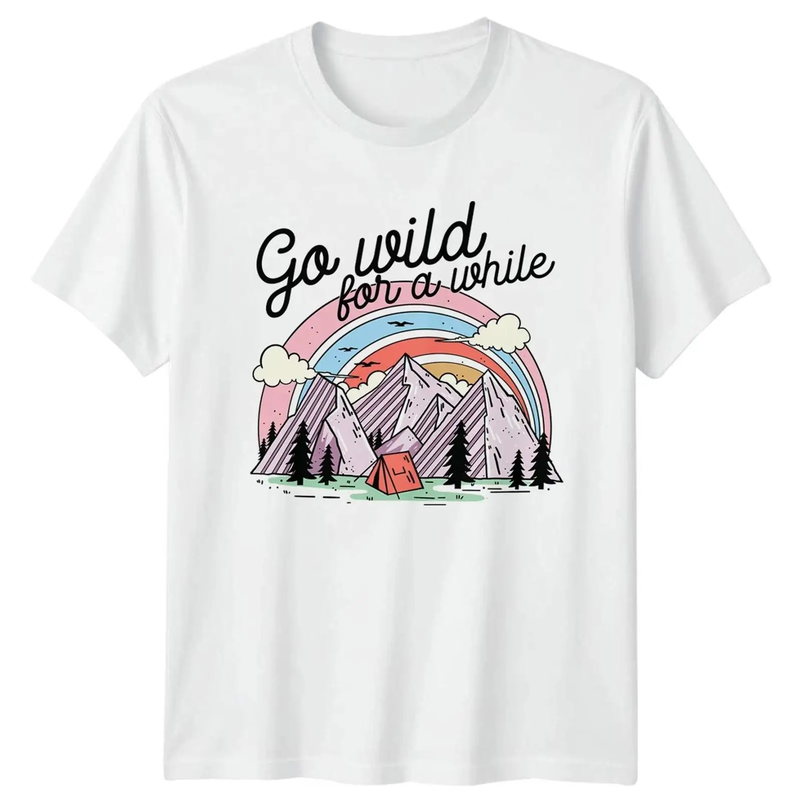 Camiseta Go Wild For A While p - Outdoor Und Camping avaliação e preço