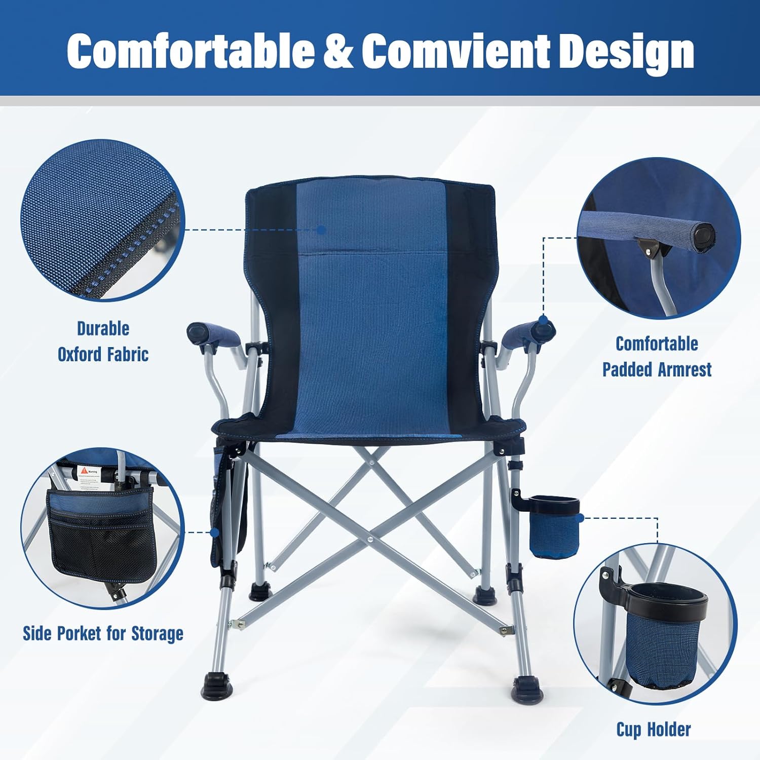 Cadeira de Camping Portátil e  - Outdoor Camping Furniture avaliação e preço