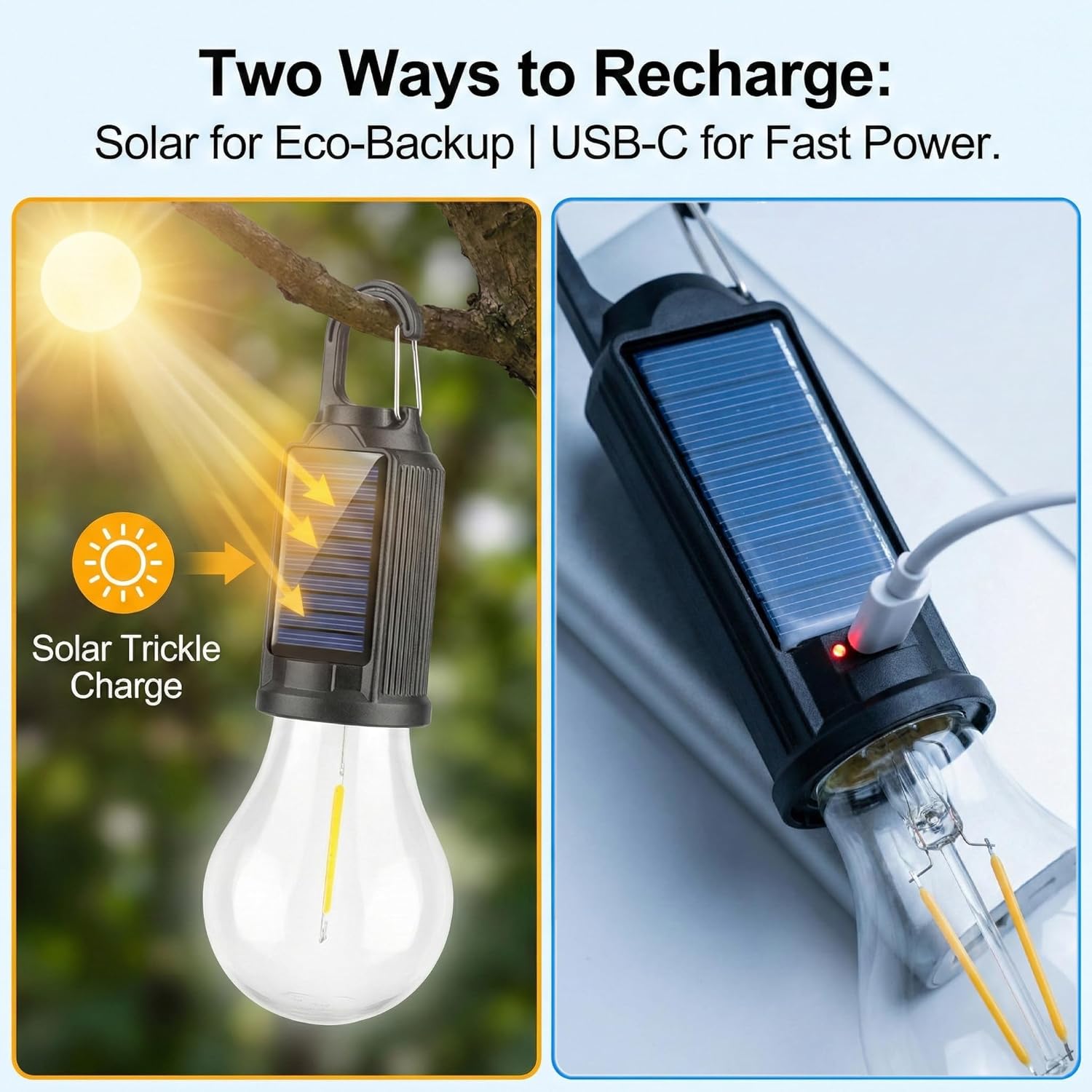 Luzes de Camping LED Solares T - Outdoor Camping Adventure Lamp avaliação e preço