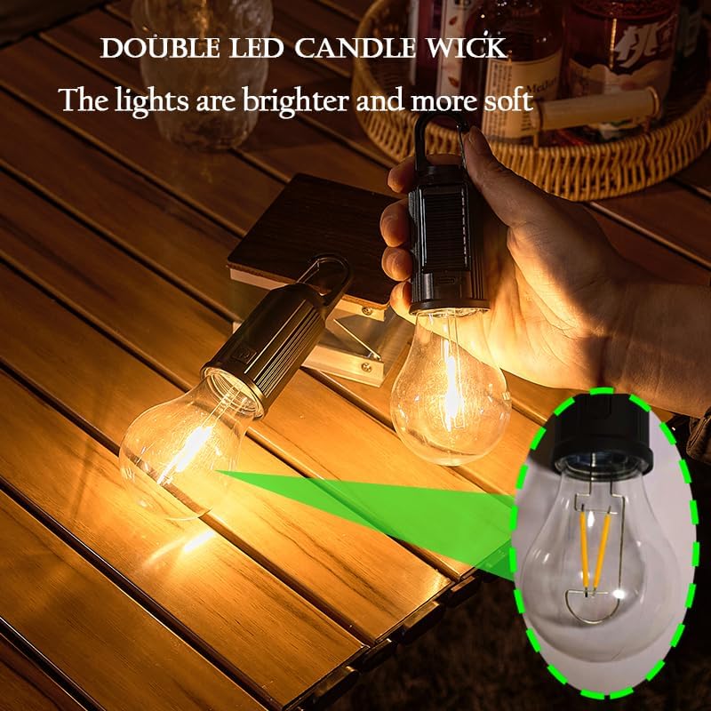 Luzes de Camping LED Solares T - Outdoor Camping Adventure Lamp avaliação e preço