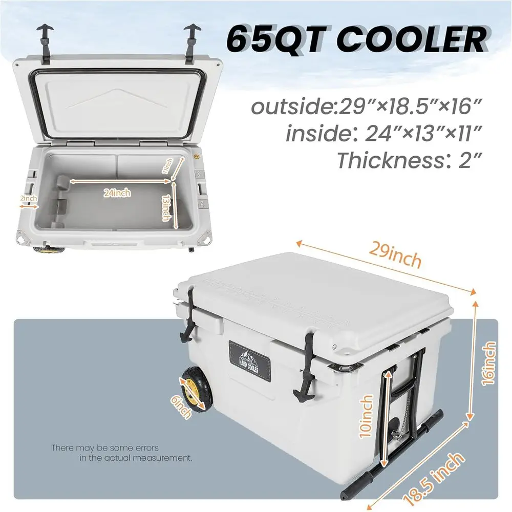 Cooler Portátil Isolado Branco - Outdoor Camping Jobs avaliação e preço