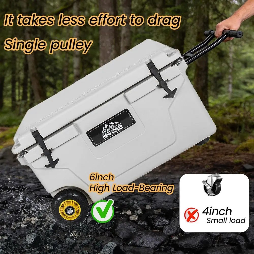 Cooler Portátil Isolado Branco - Outdoor Camping Jobs avaliação e preço