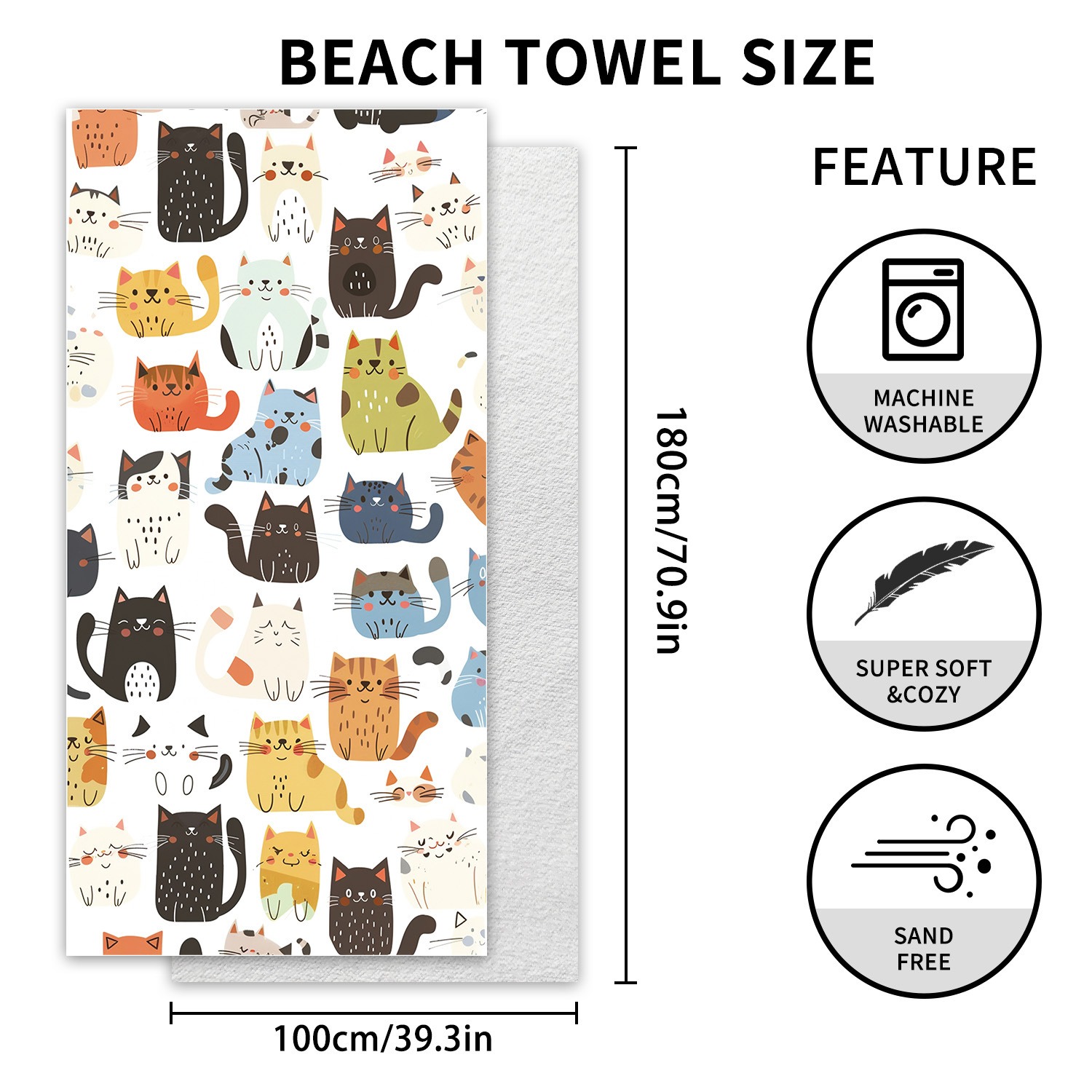 Toalha de Praia com Estampa de - Camp Towel Microfiber avaliação e preço