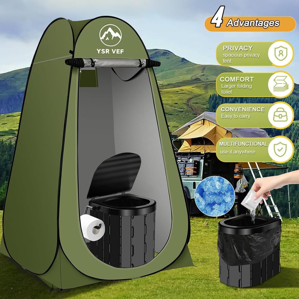Kit de Sanitário Portátil, San - Camping Tent avaliação e preço