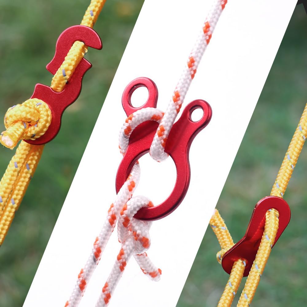 20 Peças de Tensionadores de C - Outdoor Camping Extension Cord avaliação e preço