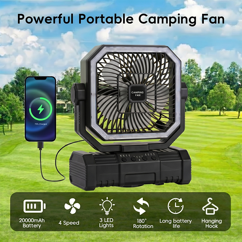 Ventilador de Teto para Campin - Outdoor Camping Gazebo avaliação e preço