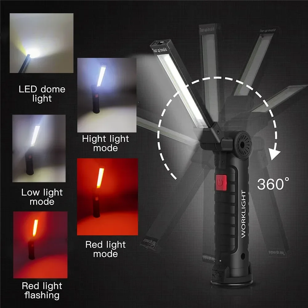 Lanterna led cob portátil usb  - Outdoor Camping Adventure Lamp avaliação e preço