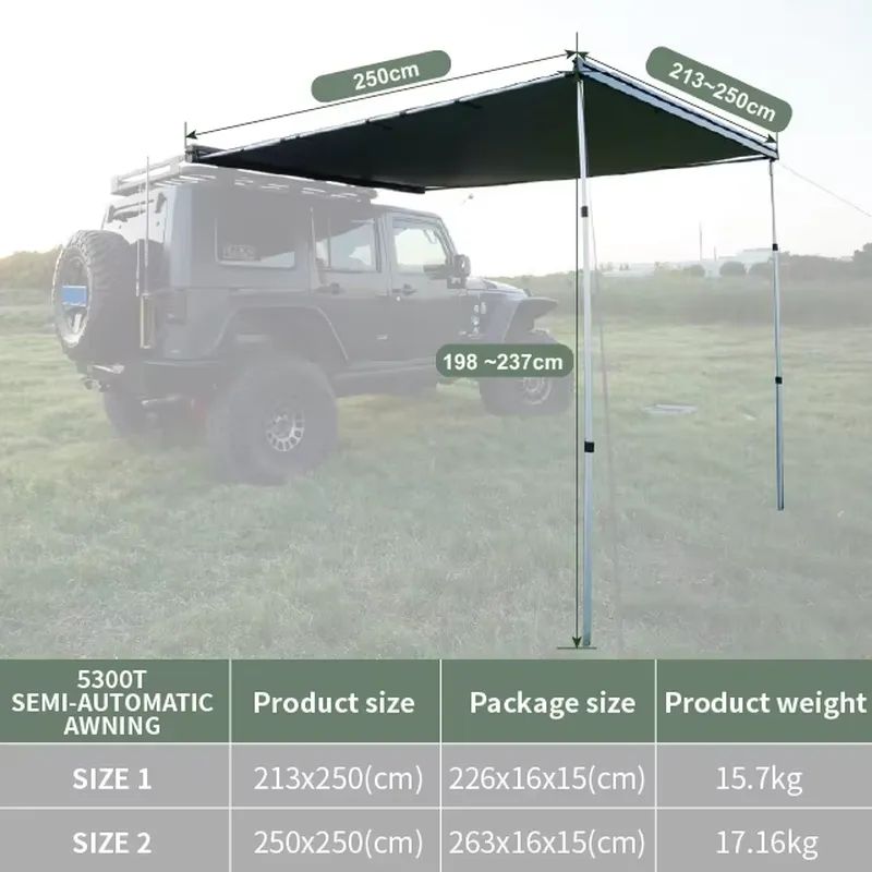 Tenda Retrátil Awnlux 4x4 para - Camping Tent avaliação e preço