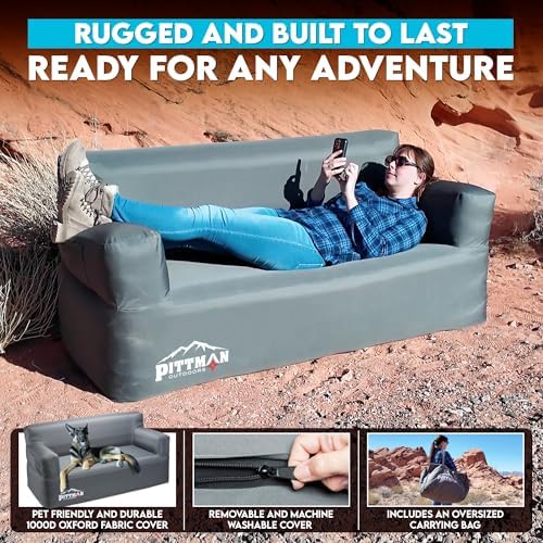 Pittman - Sofá Inflável com Bo - Camping Outdoor Or Indoor avaliação e preço