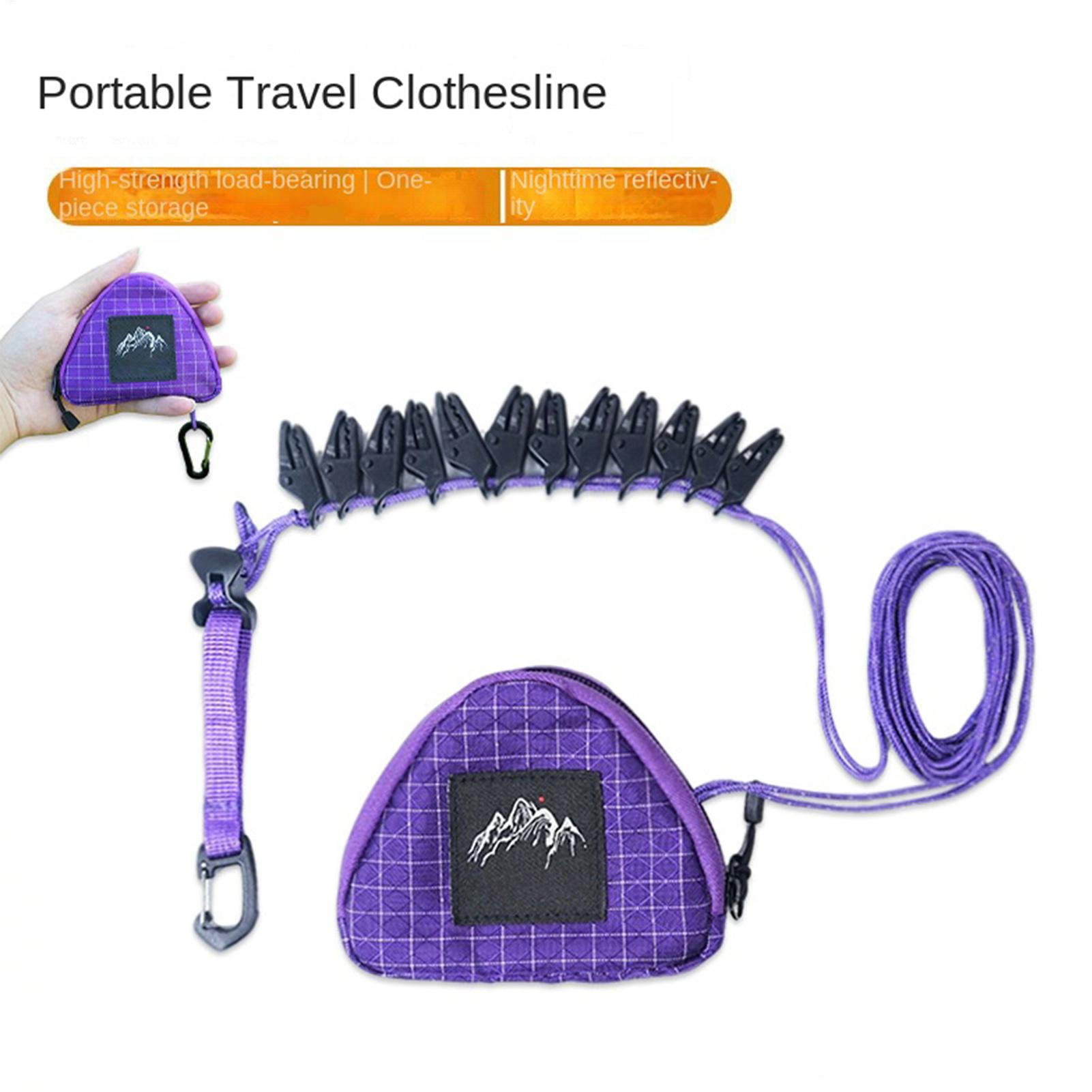 Corda de Secagem de Roupas par - Camping Outdoor Clothing avaliação e preço