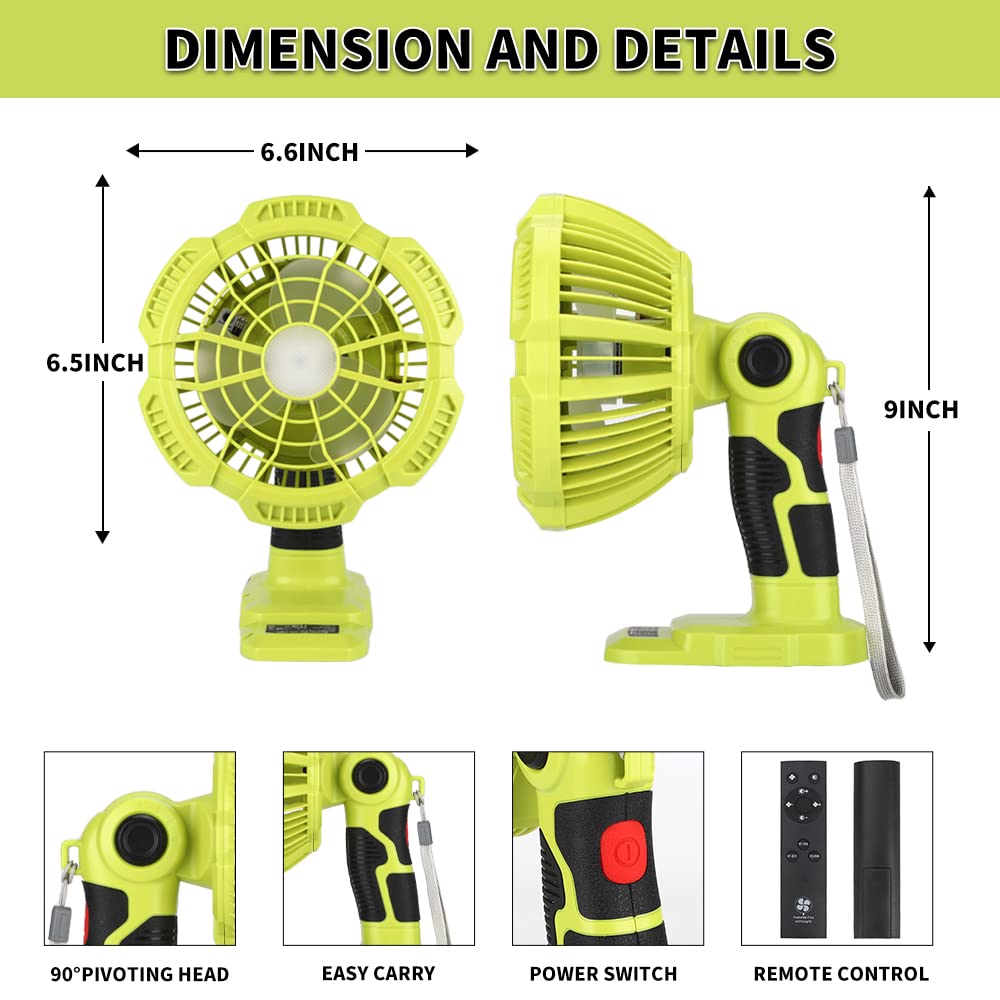 Cordless portáteis LED luz fãs - Outdoor Camping Jobs avaliação e preço