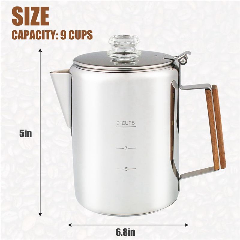 Cafeteiras de Fogão para Campi - Camp Percolator Coffee avaliação e preço