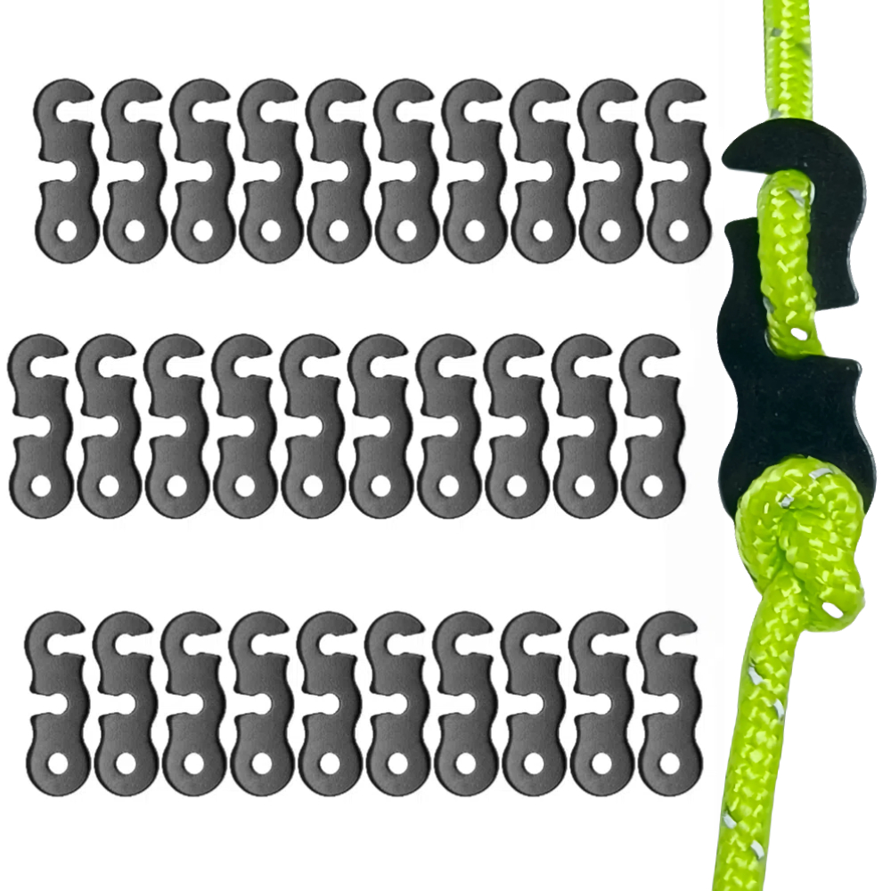 30 pçs ajustável barraca de ac - Outdoor Camping Extension Cord avaliação e preço